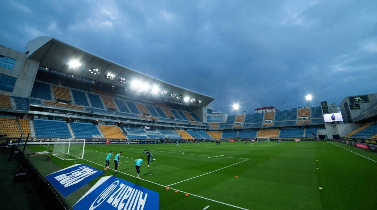 Imagen del actual estadio del Cádiz CF.