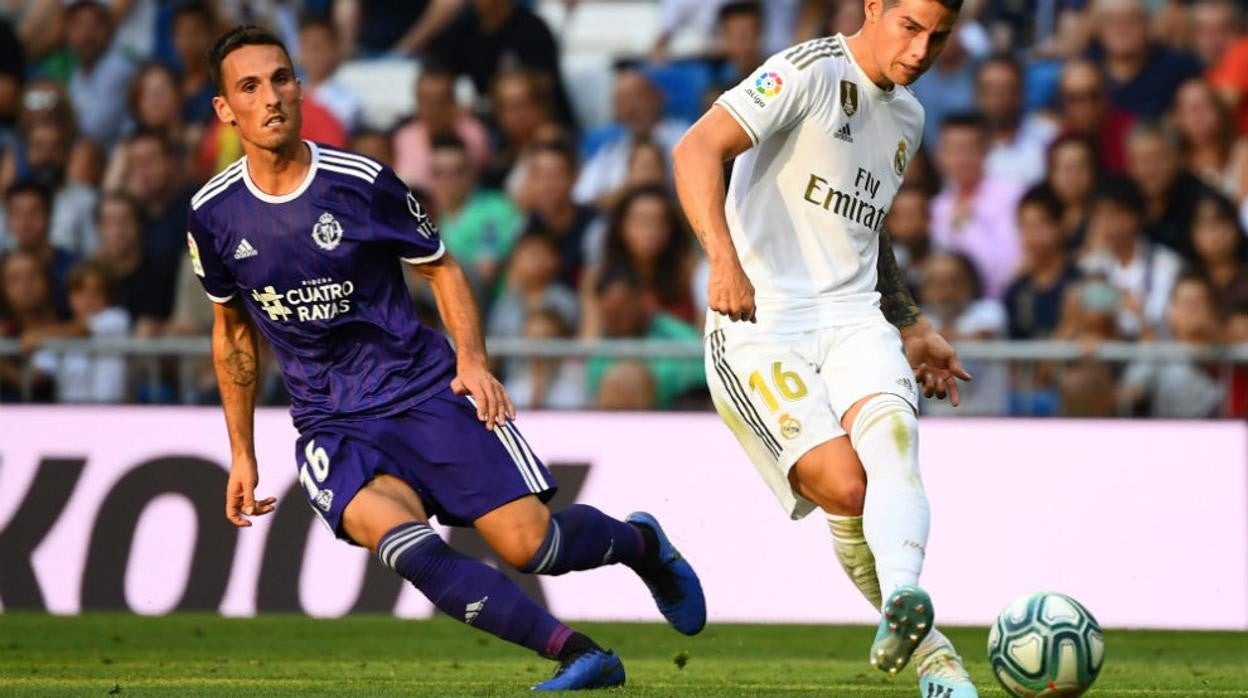 Fede San Emeterio, en un partido con el Valladolid de la pasada campaña.