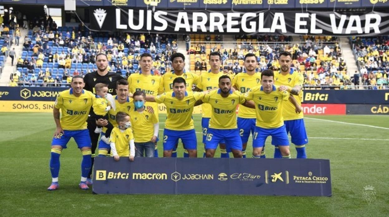 Alineación del Cádiz CF ante el Celta