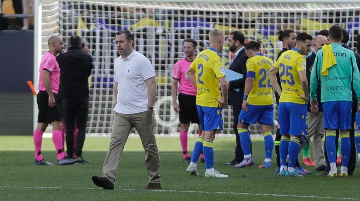 Sergio, tras la finalización del Cádiz - Celta