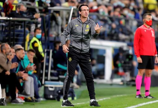 Unai Emery, entrenador del Villarreal.