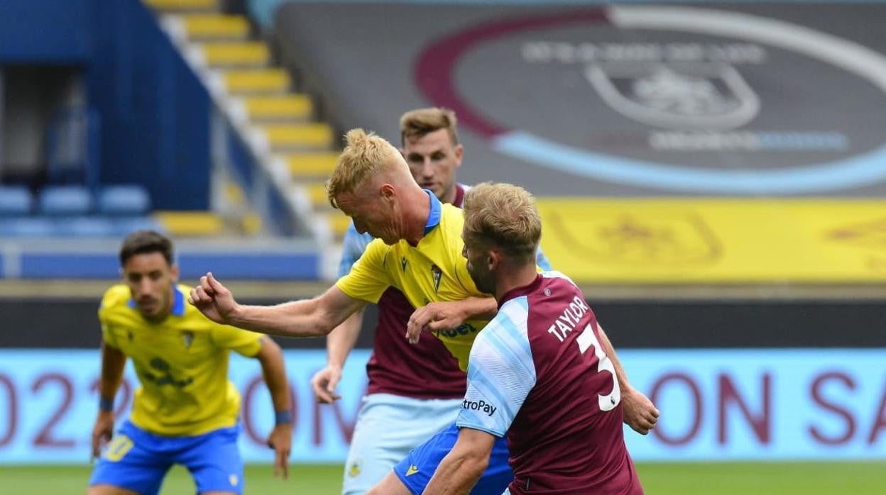 Jonsson, en un partido de la pretemporada jugado en Inglaterra.