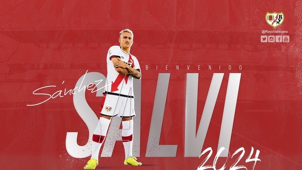 El Rayo Vallecano hace oficial el fichaje de Salvi