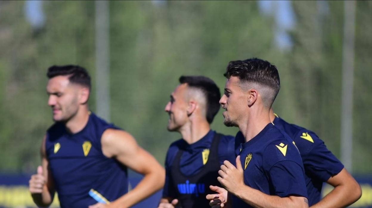 Antonio Blanco en su primer entrenamiento