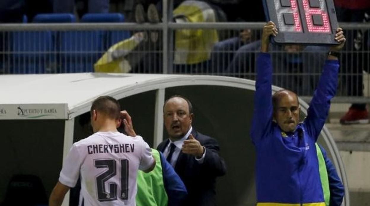 Rafa Benitez sustituyó a Cheryshev en un acto de buena fe
