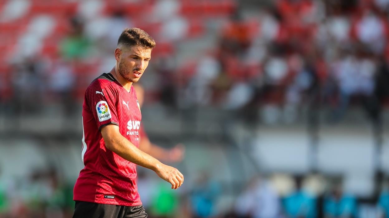 Manu Vallejo acabó cedido el año pasado en el Alavés por el Valencia.