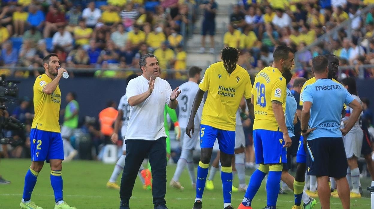 Sergio, en el Cádiz-Barcelona