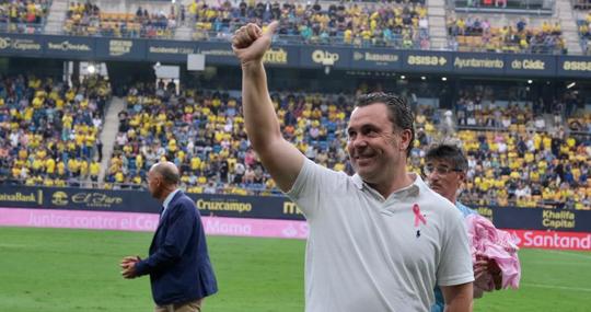 Sergio González, entrenador del Cádiz CF.