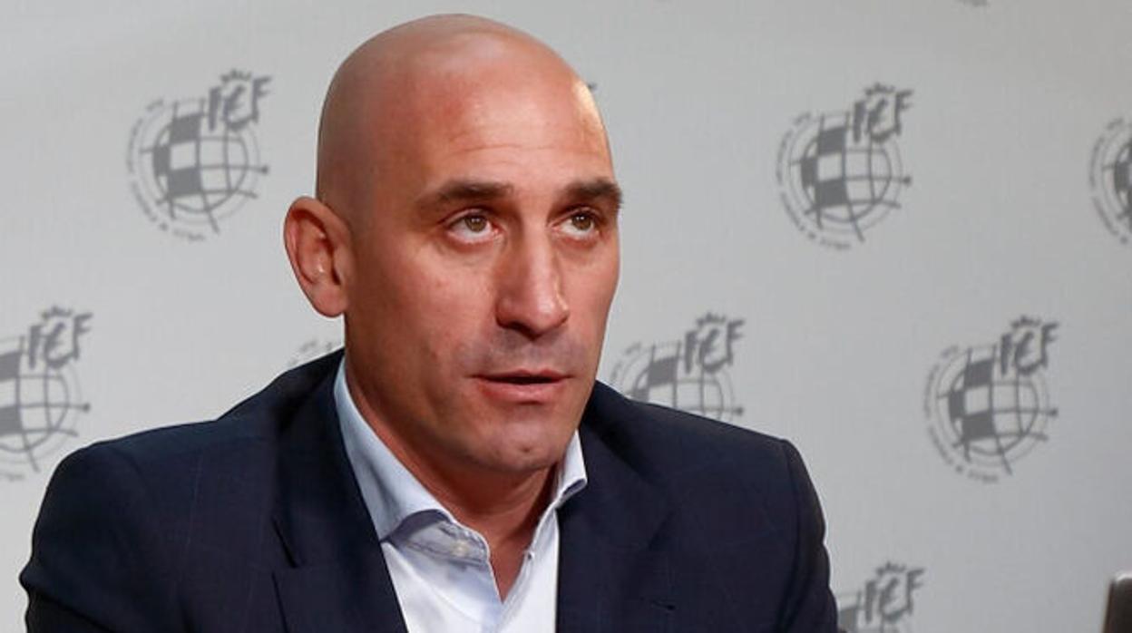 Luis Rubiales, presidente de la Federación Española de Fútbol