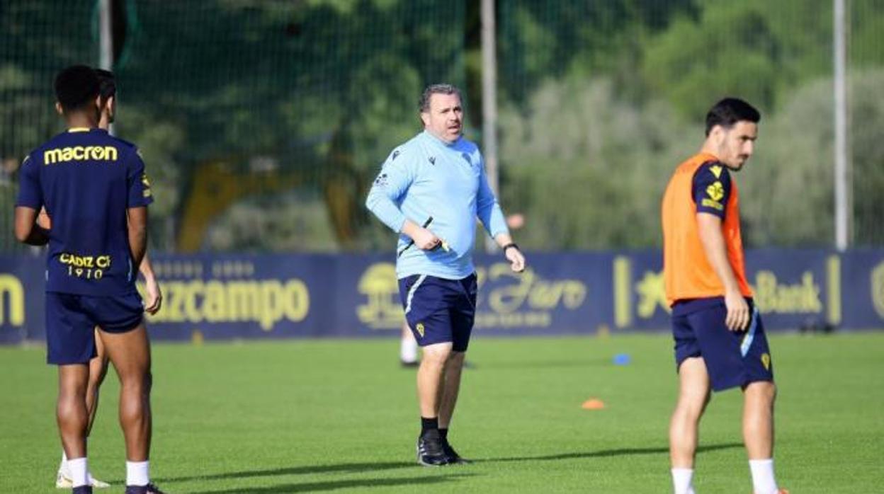 Sergio en un entrenamiento