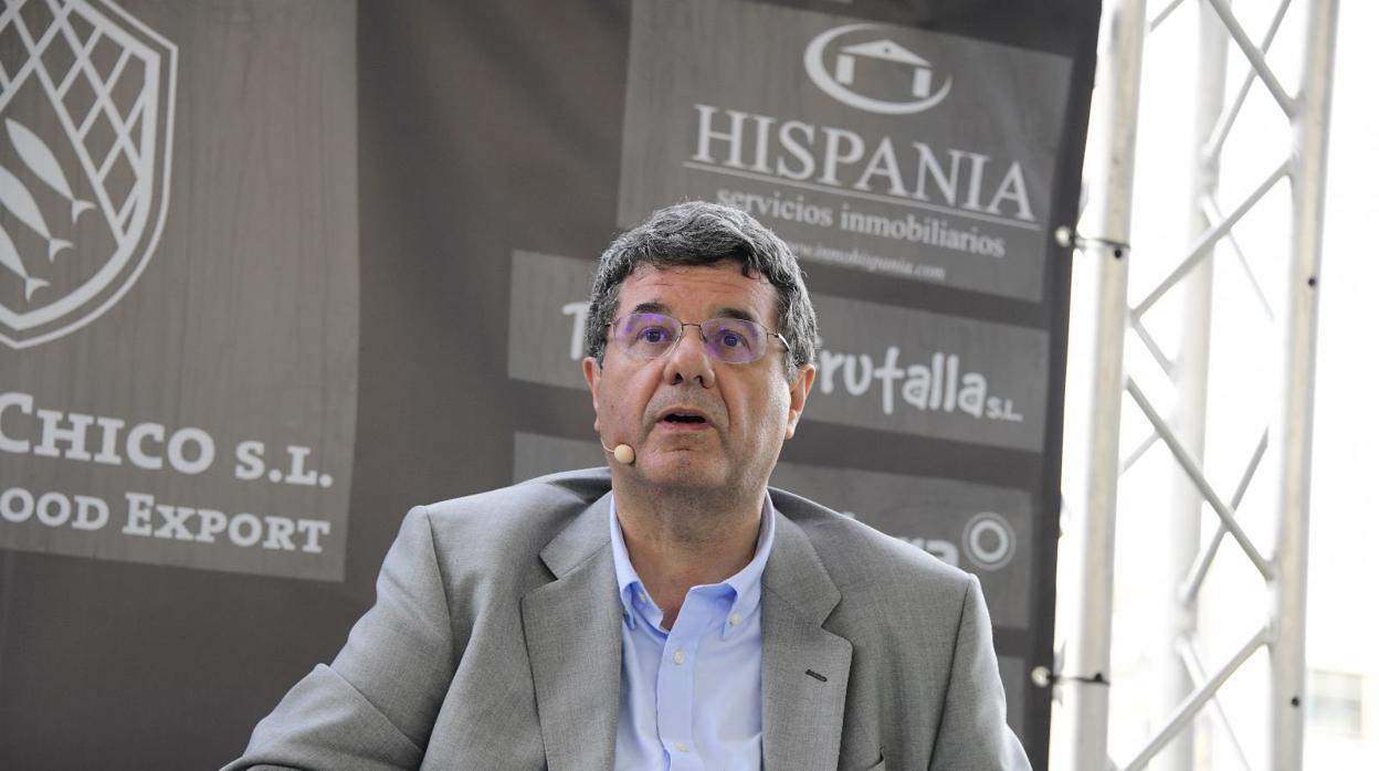 Jesús Castañón durante la ponencia.