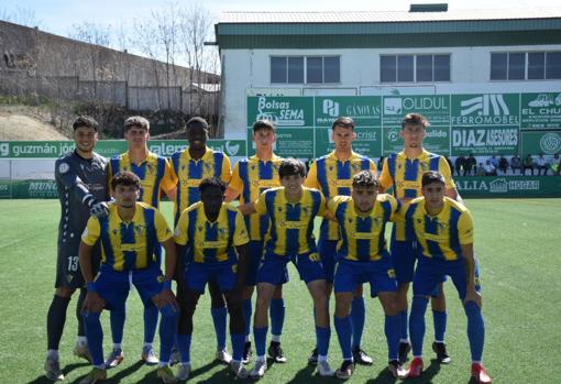 Once inicial del Cádiz Mirandilla en Mancha Real