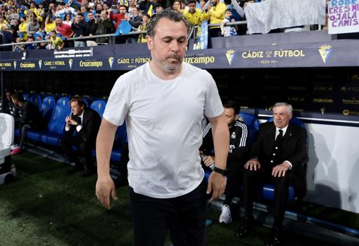 Sergio González, entrenador del Cádiz CF.