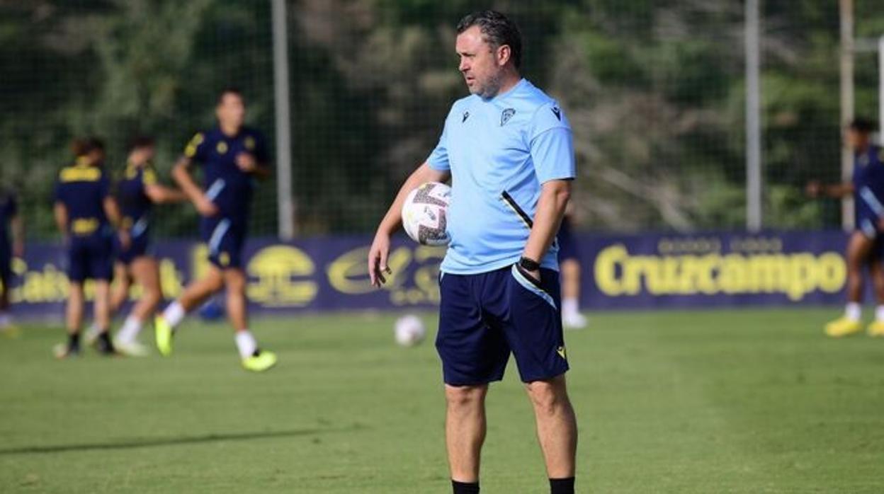 Sergio en un entrenamiento