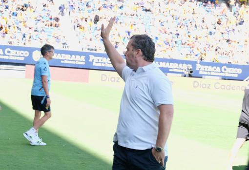 Sergio González, entrenador del Cádiz CF.