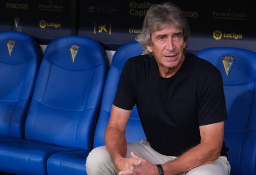 Manuel Pellegrini, entrenador del Real Betis.