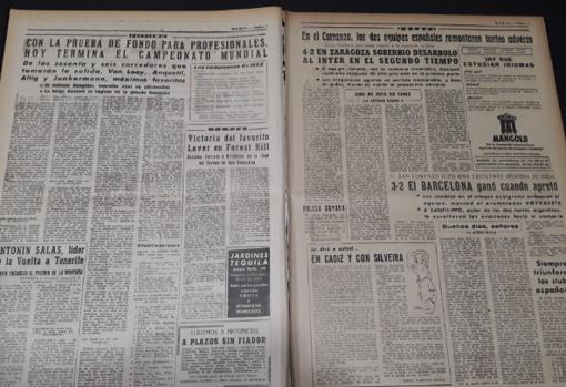 El Zaragoza eliminó al Inter en la semifinal del Trofeo Carranza del año 1962.