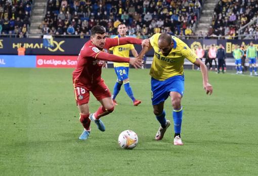 Fali, durante un Cádiz - Getafe