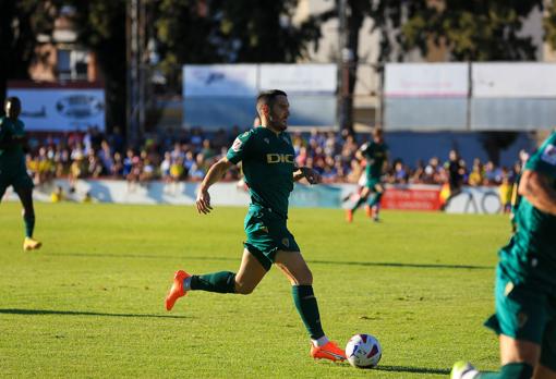 Zaldua durante la visita del Cádiz CF a Chiclana.