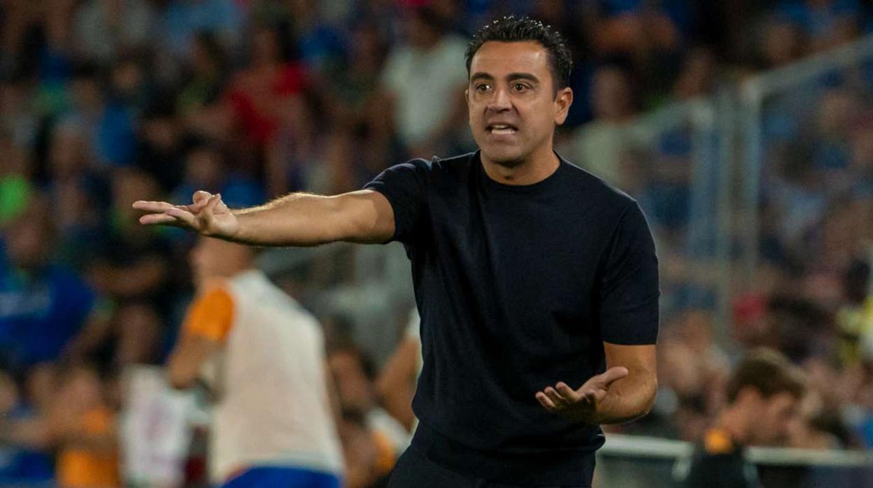 Xavi, entrenador del Barcelona