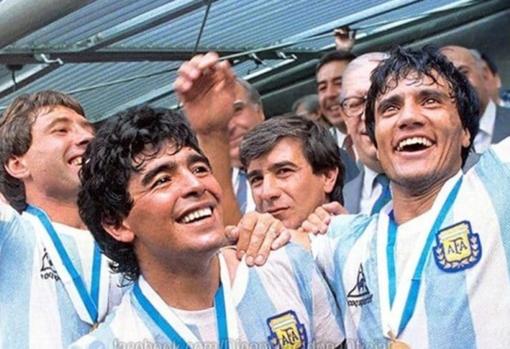 Maradona y Enrique fueron campeones del mundo en el 1986.