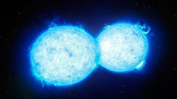Observan un «beso mortal» entre dos estrellas por primera vez