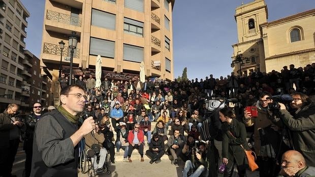 Juan Carlos Monedero, hoy en Albacete