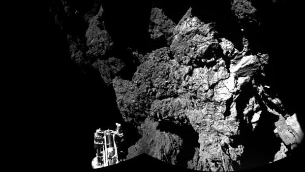 La sonda Philae, en el cometa 67P/Churyumov-Gerasimenko