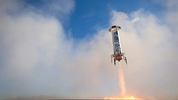 El cohete suborbital reutilizable New Shepard de Blue Origin