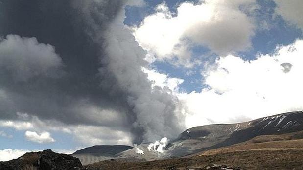 El Tongairo, uno de los volcanes de Nueva Zelanda
