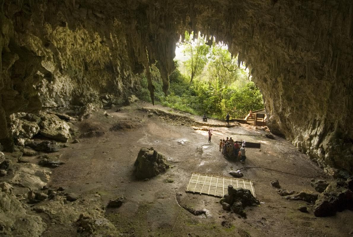 La cueva de Flores (Indonesia), donde se encontraron los restos del Hobbit