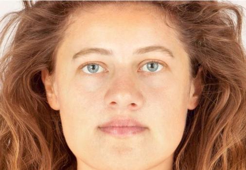 Reconstrucción facial de «Ava»