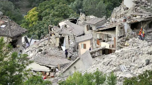 El terremoto de Accumoli ha liberado tanta energía como la resultante de la explosión de 1.270 toneladas de TNT