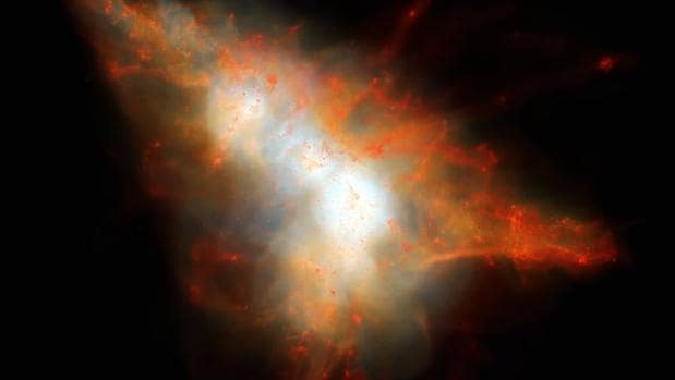 Las manchas Lyman-alfa pueden abarcar cientos de miles de años luz