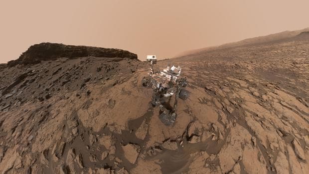 Autorretrato del Curiosity en las colinas de Murray
