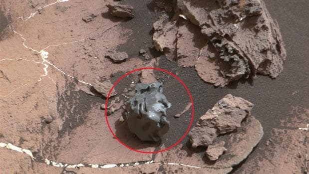 La roca fue analizada y descubierta por el rover Curiosity, de la NASA