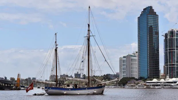 Fotografía facilitada por la Foundation Pacifique-The Ocean Mapping Expedition del velero suizo «Fleur de Passion» en la ciudad de Brisbane