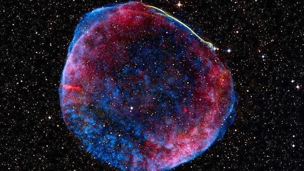 Restos de la supernova SN1006, no estudiada en esta investigación