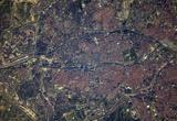 Imagen de Madrid tomada el 5 de abril por el astronauta Thomas Pesquet