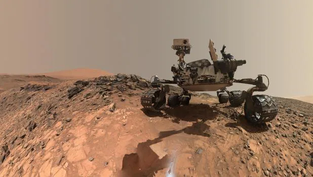 El rover Curiosity en Marte
