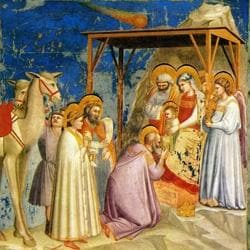 «La adoración de los Reyes Magos», de Giotto de Bondone