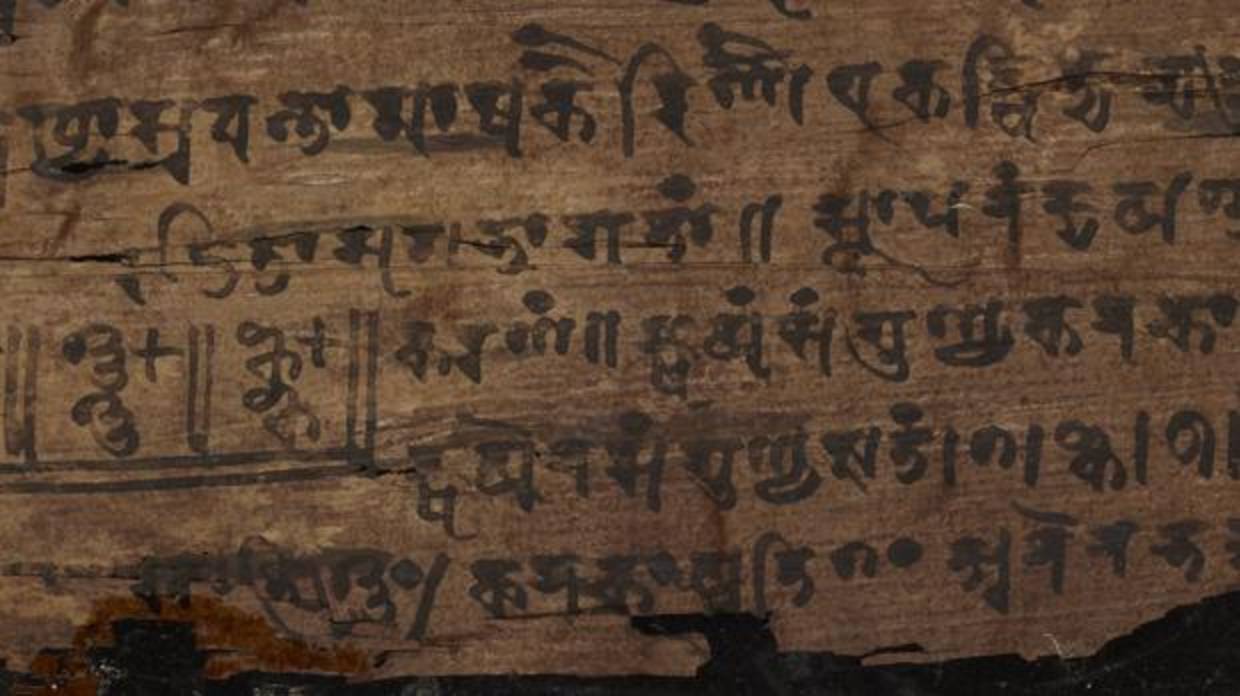 El manuscrito indio de Bakhshali