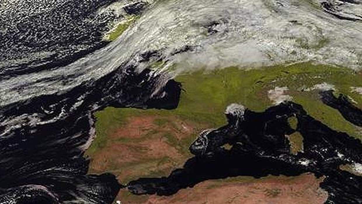 Imagen tomada por el satélite Meteosat para la Agencia Estatal de Meteorología