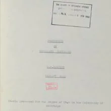 Página con el título de la tesis
