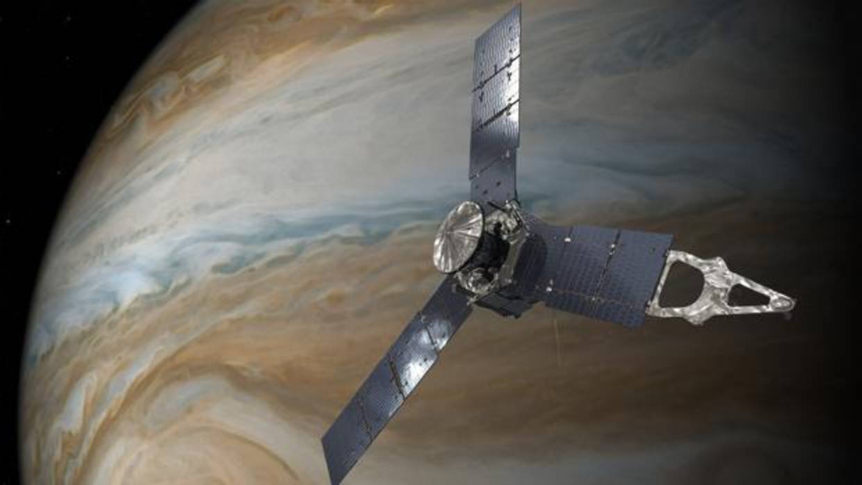 Recreación de la sonda Juno