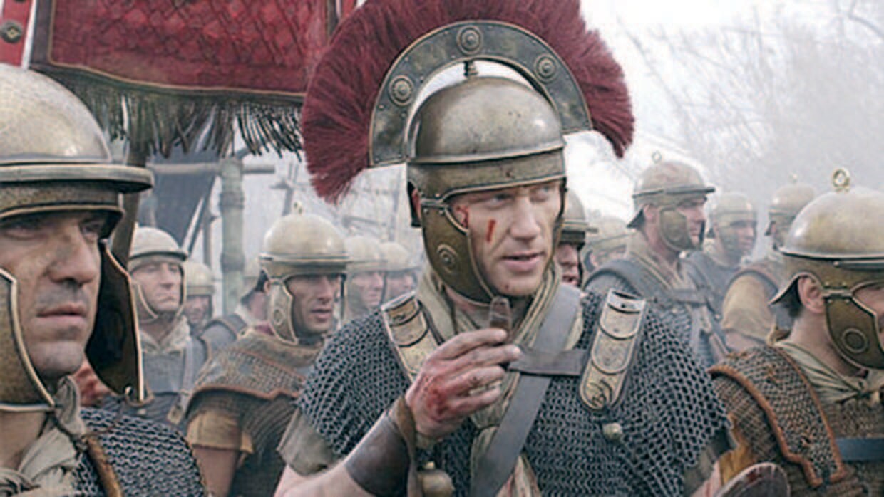 Secuencia de la serie «Roma». El general Marcus Sergius combatió con un brazo de hierro