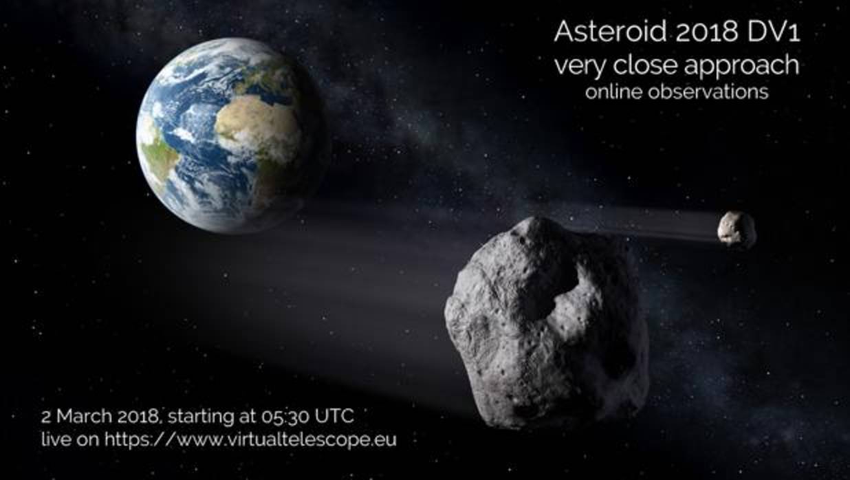 Un asteroide del tamaño de un autobús se acerca mañana a la Tierra