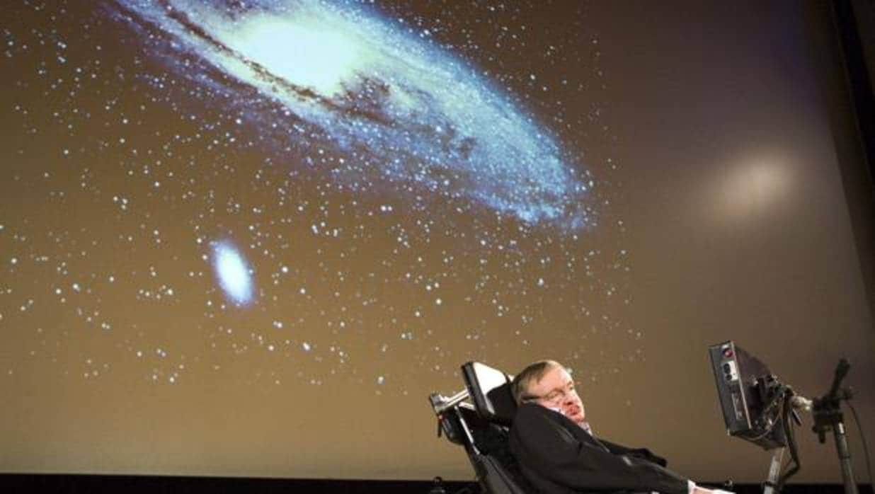 Fotografía de Stephen Hawking tomada en 2009 en la Universidad de Ginebra