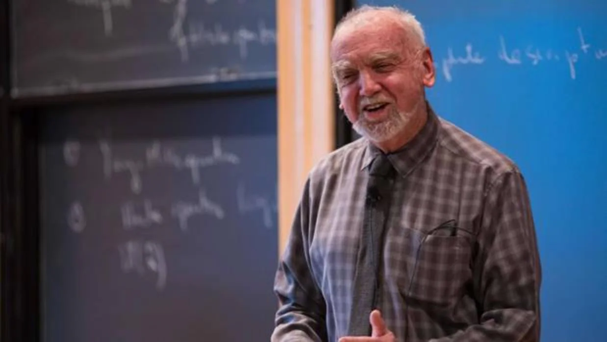 Robert Langlands, adscrito al Instituto de estudios avanzados de Princeton (EE.UU), en una conferencia celebrada en 2016