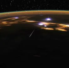 Las Líridas, vistas desde la Estación Espacial Internacional (ISS)